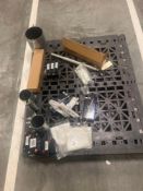 Pallet of Batteries, Filter Bags, and Shatterproof Lamps