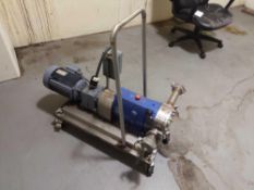 SEW Eurodrive Motor With Alfa Laval Pump with cart