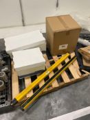 Pallet of Light Curtains and Hardware Boxes