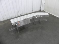 Keenline 4-Lane 45 Degree Turn Mat-Top Conveyor