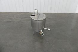 Stainless Steel 20 Gallon Tank with Hinged Lid
