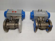 (2) New Jamesbury Valv-Power