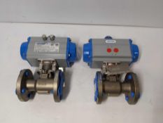 (2) New Jamesbury Valv-Power