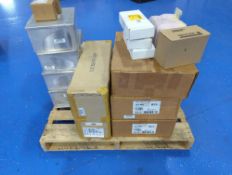 Pallet of Electrical Panels and Allen Bradley Enclosures