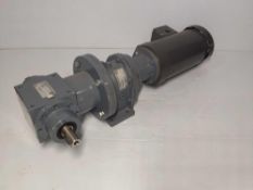 Baldor Industrial Motor with Gearbox