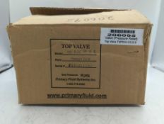 Top Valve Pressure Relief Valve