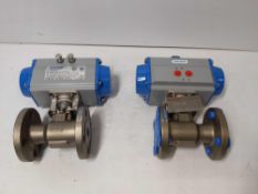 (2) New Jamesbury Valv-Power