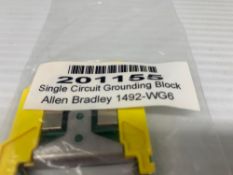 (44) Allen Bradley Single Circuit Grounding Block