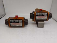 (2) Norbro Pneumatic Actuator 40R