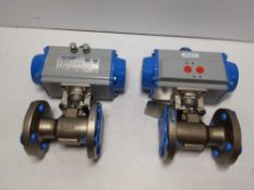 (2) New Jamesbury Valv-Power