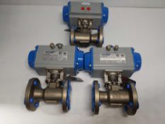 (3) New Jamesbury Valv-Powr Actuators