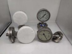 (4) Econosto Pressure Gauge