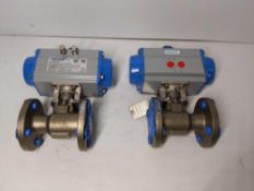 (2) New Jamesbury Valv-Power