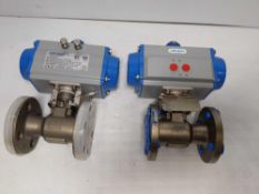 (2) New Jamesbury Valv-Power
