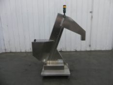 Tonazzi-Vasquali Cleated Incline Conveyor Hopper