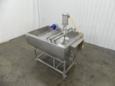 300 Gallon SS Single Wall Tank w High Shear Mixer