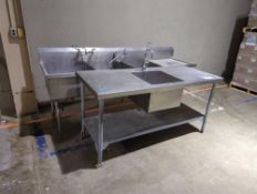 Lot of (2) Stainless Steel Sinks
