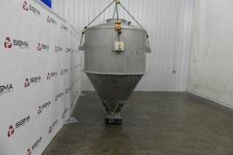 90 Cubic Foot Single Wall Holding Cone Tank