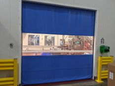 Rite-Hite LiteSpeed 10'x10' Blue Door with Graphic User Interface