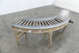 90 Degree Turn Lineshaft Roller Conveyor 15