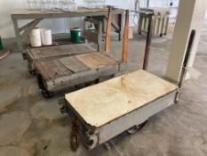 Lot of (3) Antique Hand Carts