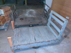 Lot of (2) Industrial Carts