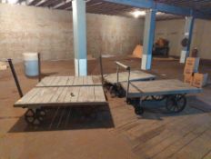(4) Antique Carts
