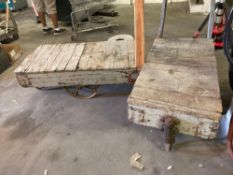 Lot of (2) Antique Hand Carts