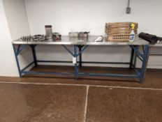 Table with Stainless Steel Top