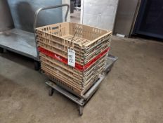 (2) Carts and (8) Nesting Bins