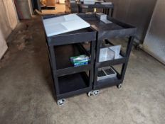 (2) Rolling Carts
