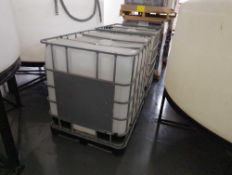 (2) Plastic Storage Tanks