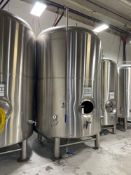 2600 Gallon Stainless Steel High Capacity Glycol Chilled Jacketed Tank