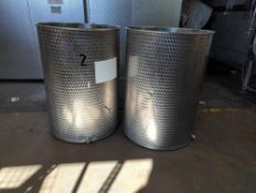 (2) Stainless Steel Tanks