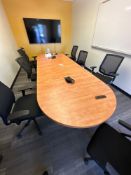 Conference Room Table and (3) Chairs