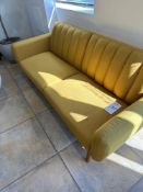 Waiting Room Couch and Round Coffee Table
