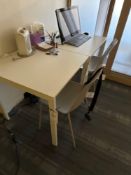 Small Desk w 2 chairs