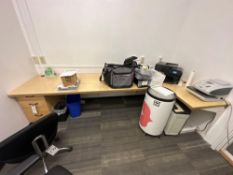 Corner Hardwood Desk