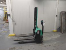 Mitsubishi PWF11 Walk Behind Electric Forklift Stacker