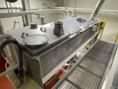 100 Cubic Foot Stainless Steel Single Shaft Ribbon Blender