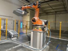 KUKA Robotics Corporation KR 210 L150-2 Robotic Palletizer with guarding