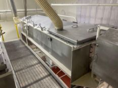 100 Cubic Foot Stainless Steel Single Shaft Ribbon Blender
