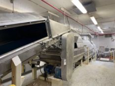 Stainless Steel 25 Foot Covered Trough Belt Conveyor with Trough Belt Sifting Conveyors