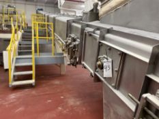 Stainless Steel 55 Foot Covered Trough Belt Conveyor
