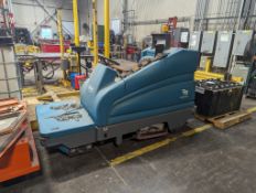 Used Tennant T-15 Electric Floor Cleaner Tennant model T-15 electric Riding Floor Cleaner sn T15-