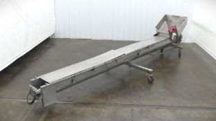SS Trough Auger Conveyer 16' Long x 65