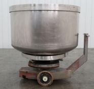 VMI 175 Gallon Rotating Mixing Bowl and Dolly
