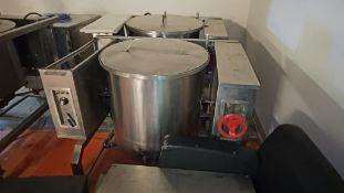 57 Gallon Stainless Steel Kettle with Tilt Function