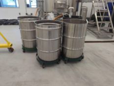 3 Metal Barrels and Mesh Filters