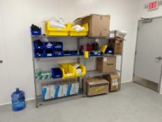 2 Shelves and Stainless Steel Prep Table